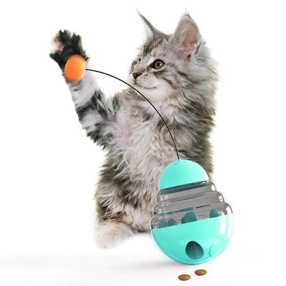 Wobble Toy and Treat Dispenser for Cats