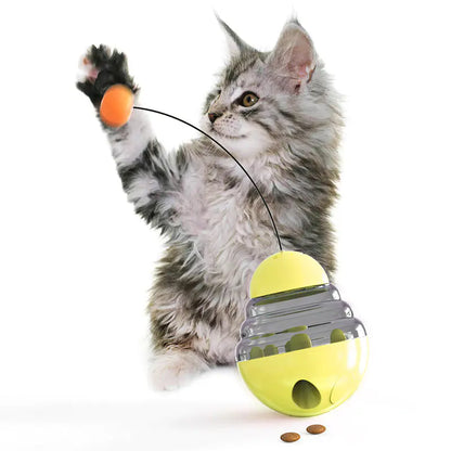 Wobble Toy and Treat Dispenser for Cats